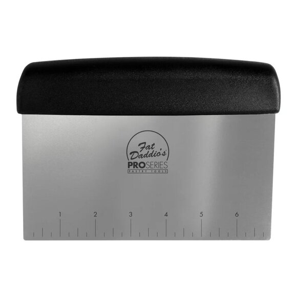 Fat Daddio's Bench Scraper, ProSeries Pastry tool, stainless steel, 5×7 NEW! - Picture 1 of 11